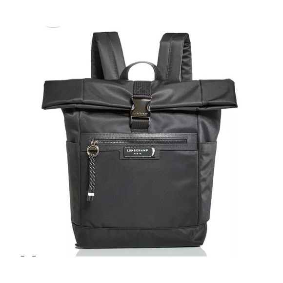 Longchamp Bags New Longchamp Green District Black Backpack Poshmark